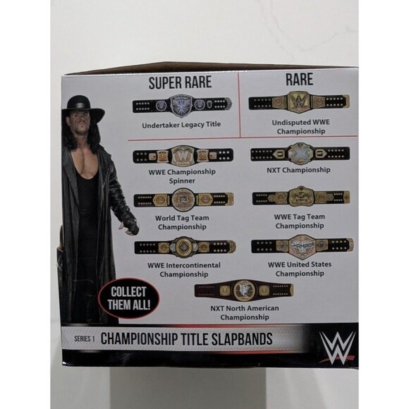 WWE Undisputed Championship Title Belt Series 1 Display Box Not the Slapband - Picture 2 of 4